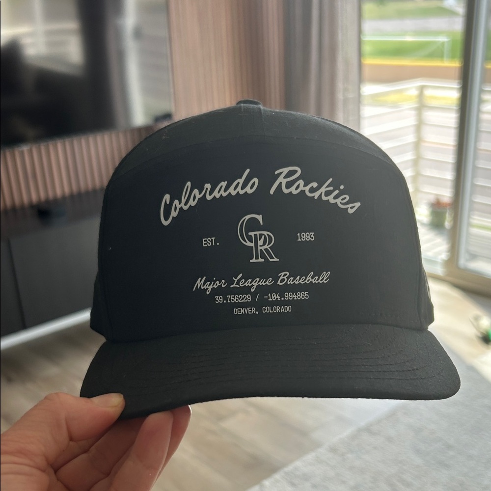 Colorado Rockies hat - one size. Worn once. Perfect condition.